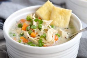 Crustless Chicken Pot Pie
